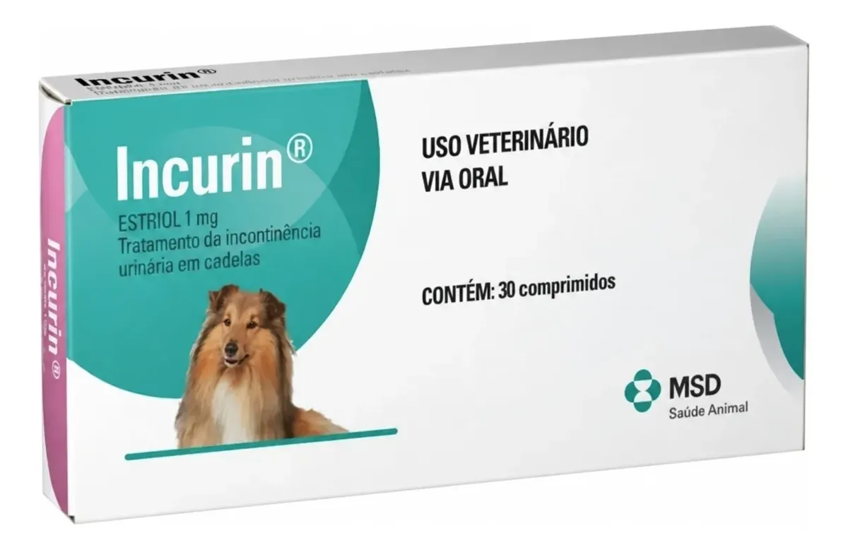 Incurin 1mg Msd Incontinência Urinária 30 Comprimidos
