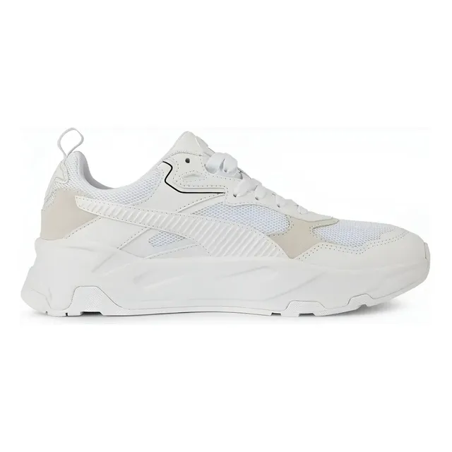 Tênis Casual Masculino Trinity Puma Geométrica Puma White-puma White-cool Light Gray Geométrico 35 Br