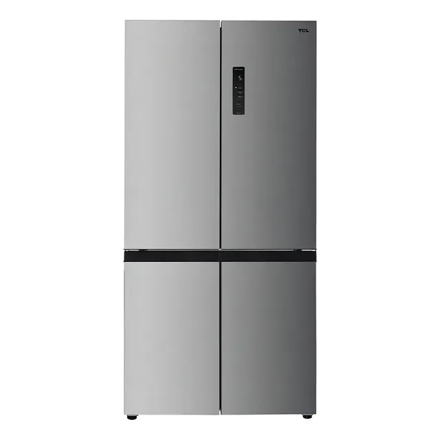 Geladeira Tcl 589 Litros Inox Twin Eco Inverter Frost Free Multidoor Espaço Flex 110v C589cdn1 127v