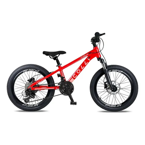Bicicleta Colli Dublin Aro 20 Shimano 21 V Disco Suspenção Cor Vermelho Tamanho do quadro M