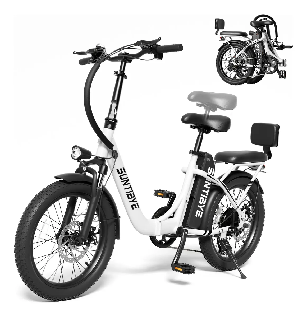 Bicicleta Elétrica Se1 1000w 48v 15ah Dobrável Aro 20
