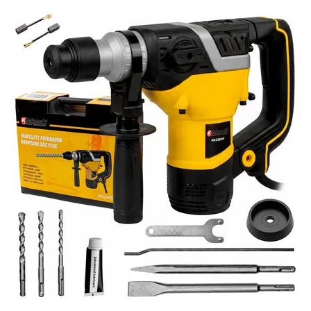 Martelete Rompedor Furadeira Profissional Sds Plus 2400w Cor Amarelo Frequência 60hz