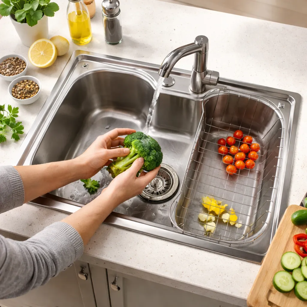Cuba Gourmet Cozinha Aço Inox Br Cubas C/ Acessórios 60x42cm Inox