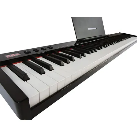Piano Digital Portátil Konix 88 Teclas Sensíveis Bluetooth Bateria Recarregável