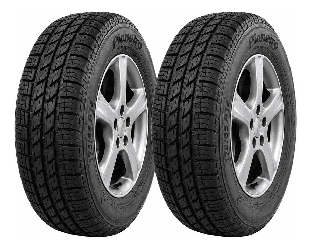 Kit Par Pneu Aro 14 175 65 R14 Carro Corsa Clio Fiesta Fit P