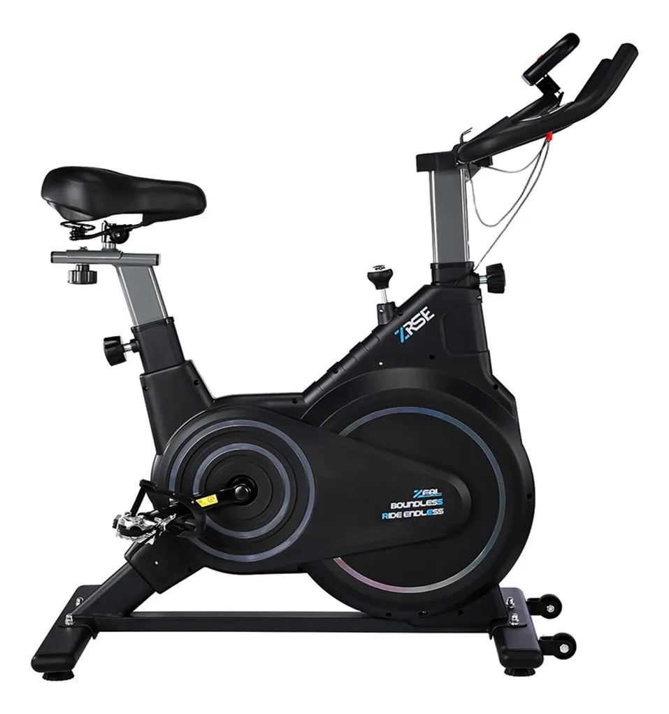 Bicicleta Spinning Magnética Silenciosa 13kg Até 160kg Preto-b 1.5v