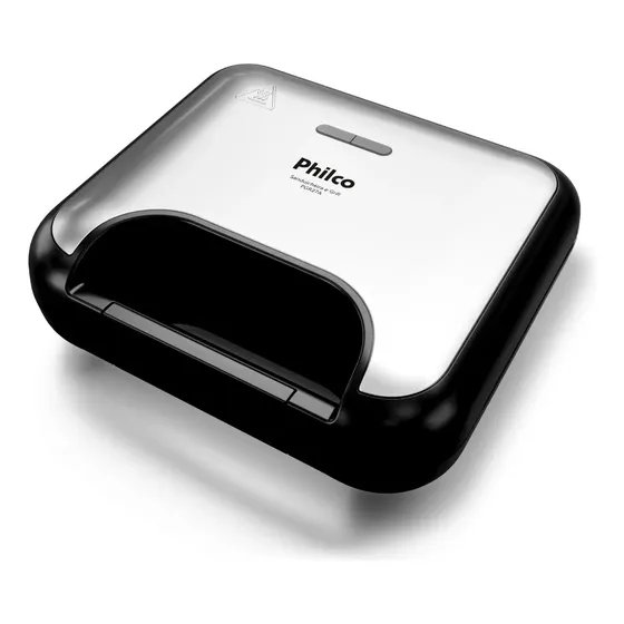 Sanduicheira E Grill Philco Acabamento Em Inox Pgr27a 750w Preto