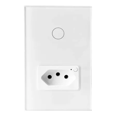 Interruptor Inteligente Wi-fi Alexa Google 1 Botão 1 Tomada