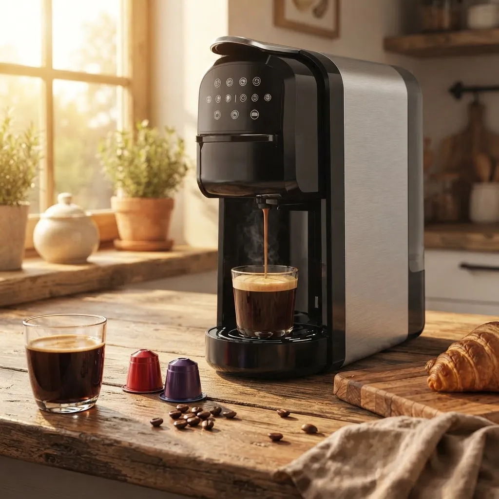 Cafeteira Elétrica 3 Em 1 Cápsulas Nespresso E Dolce Gusto Preto 127v