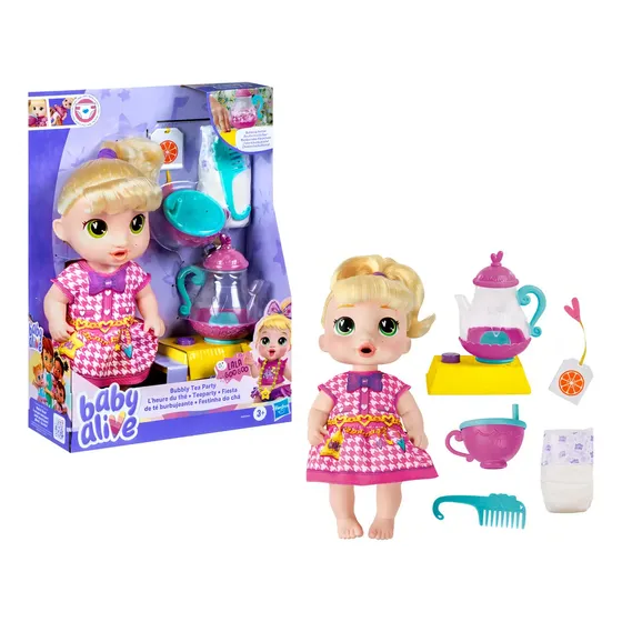 Boneca Baby Alive Festinha Do Chá Lalá Loira - Hasbro G0608