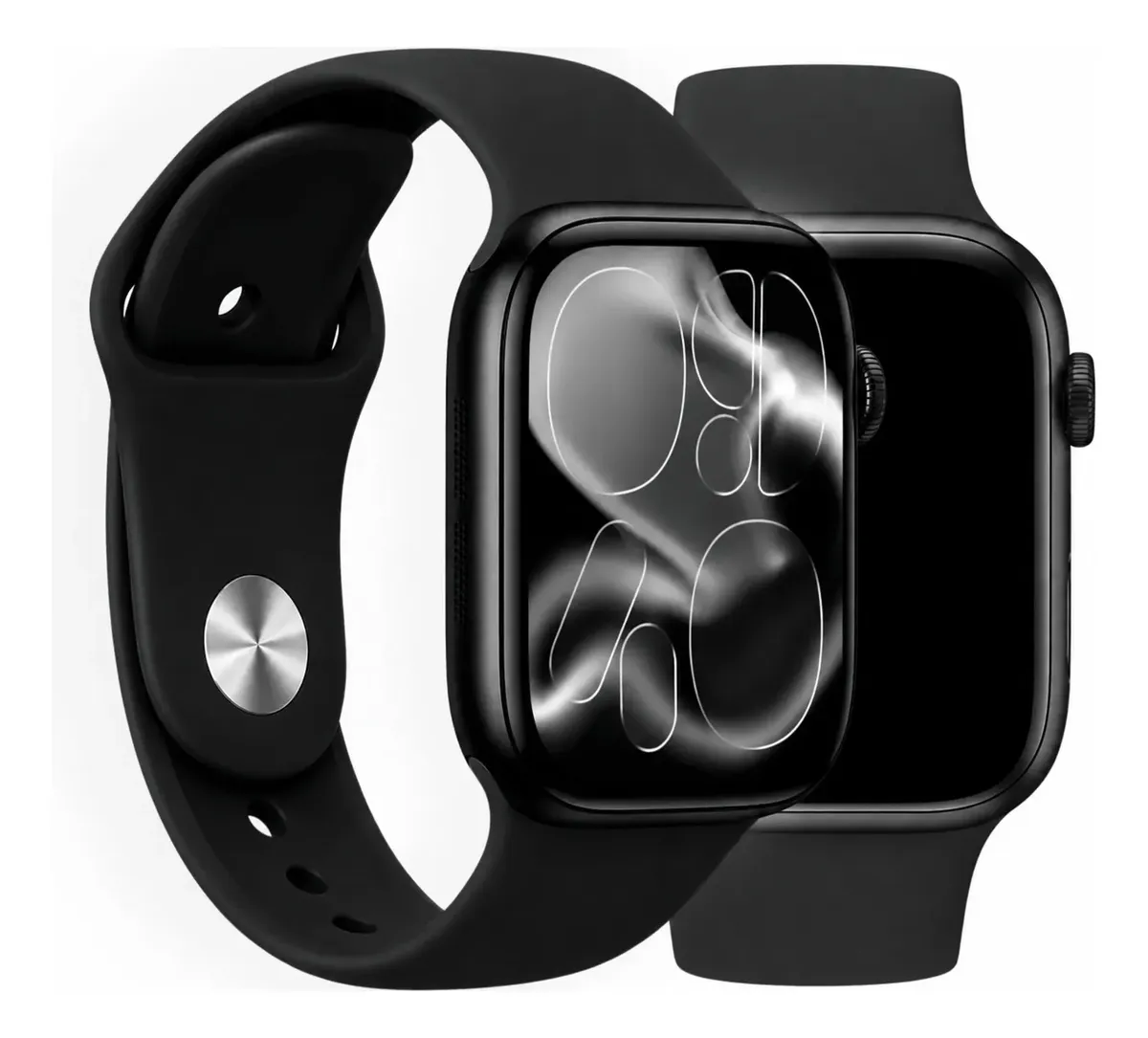 Smartwatch Novo Watch 11 Pro 45mm Gps Prova D'água + Brindes Preto