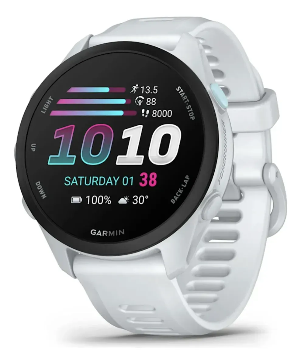 Relógio Garmin Forerunner 70 Branco - Gps Branco Mesh