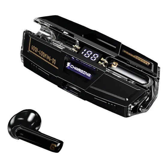 Fone De Ouvido Bluetooth Gm20 Gaming Redução De Ruído Mecha Cor Preto