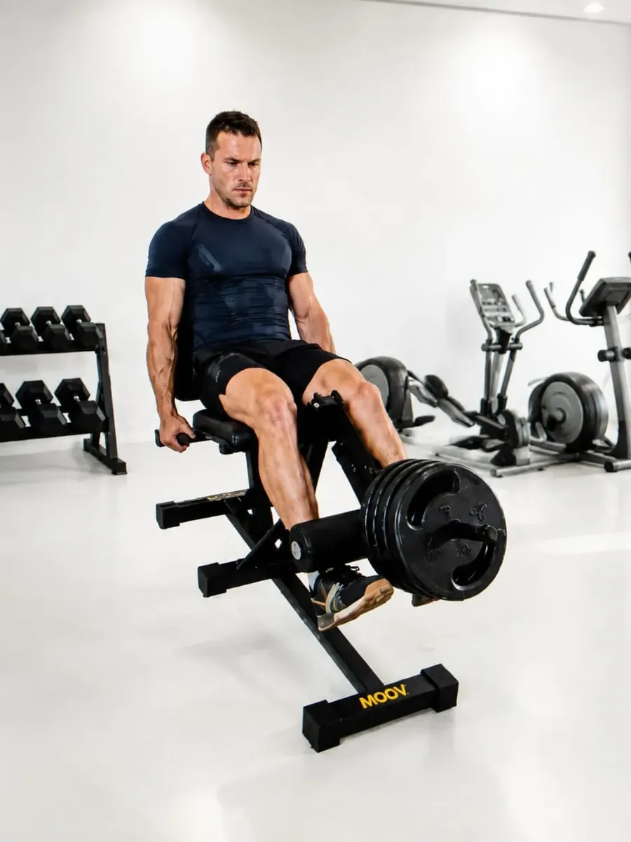Cadeira Extensora Musculação Profissional Moov Fitness Preto