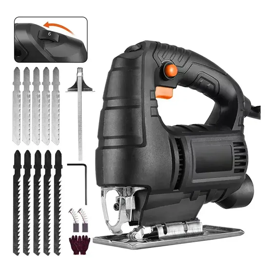 Serra Tico-tico Perfin De 780w Com Velocidade Variável Para Madeira 220v