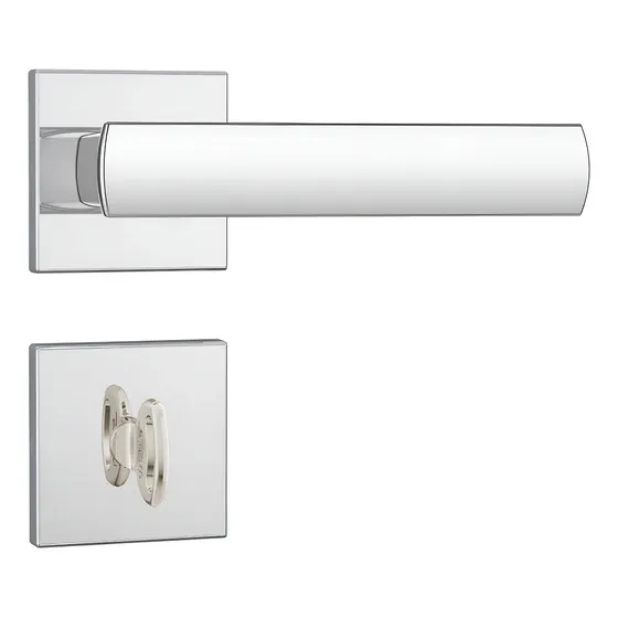 Fechadura Banheiro Wc 823/35 Roseta Quadrada Inox Stam