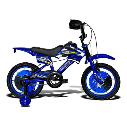 Bicicleta Cross Infantil Unitoys Moto Cross R16 - Azul