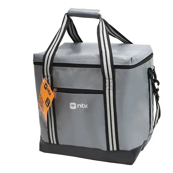 Cooler Mochila NTK Polar Duffle 16L Cinza Tarpaulin Impermeável