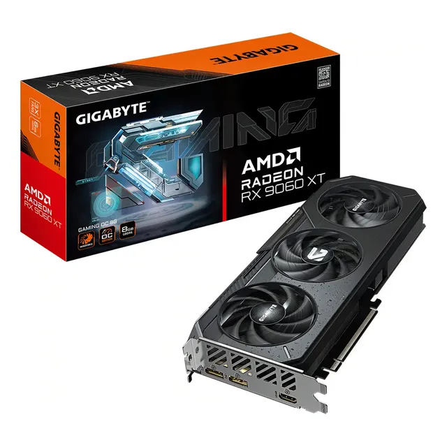 Placa de Vídeo Gigabyte RX 9060 XT Gaming OC AMD Radeon 8GB GDDR6