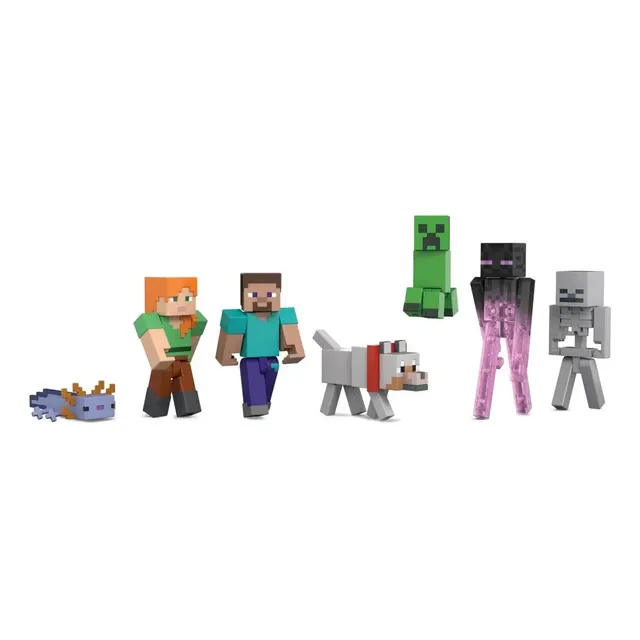 Pacote exclusivo World Builder da Minecraft Mattel Mojang