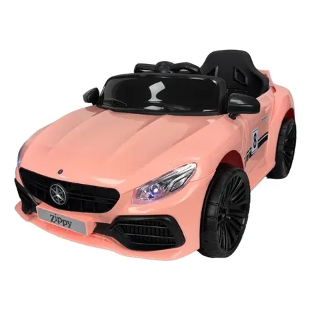 Carro Elétrico Infantil Mini Mercedes 380 - Zippy Toys - Rosa 6v