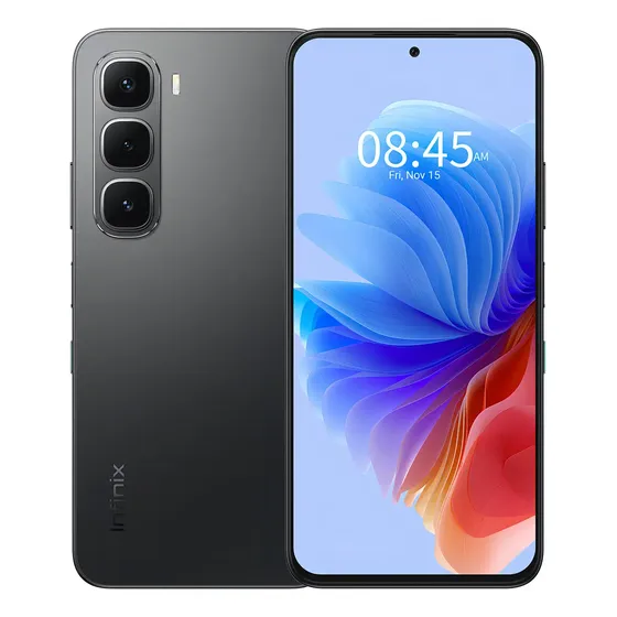 Celular Infinix Hot 60i 256 GB Dual SIM 8 GB RAM Negro Elegante MediaTek Helio G81 Ultimate