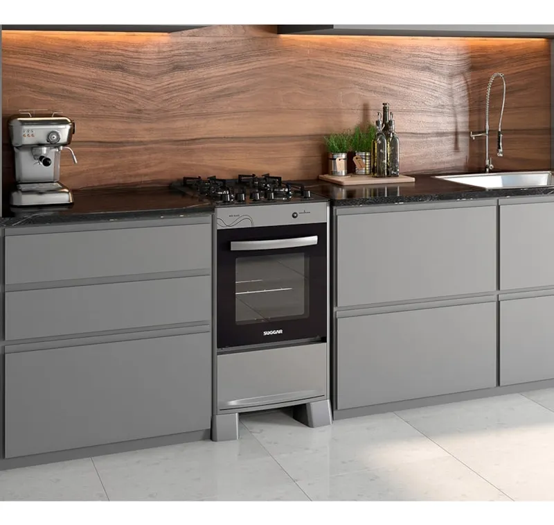 Fogão Neoglass 4 Queimadores Prix Fgvng410prix Suggar Cor Prateado
