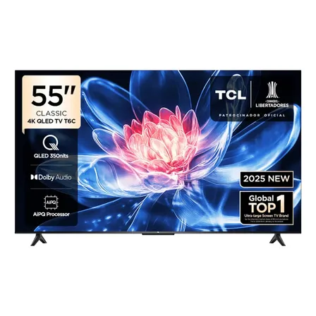 Smart TV Tcl Qled 55 4K Ultra HD TV+Google TV/HDR