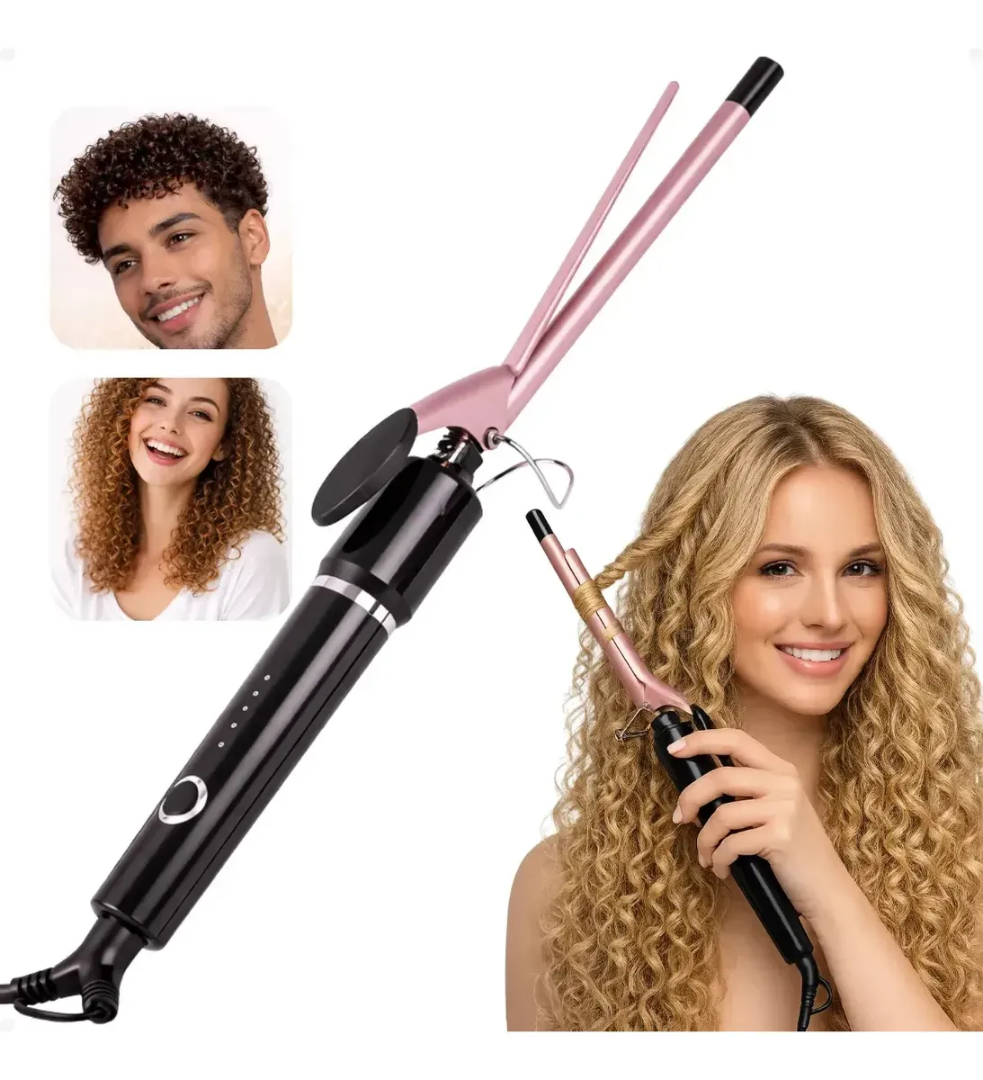 Modelador Cachos Cônico Profissional Aquecimento 127/220v Modelador Com Pinça 127/220v