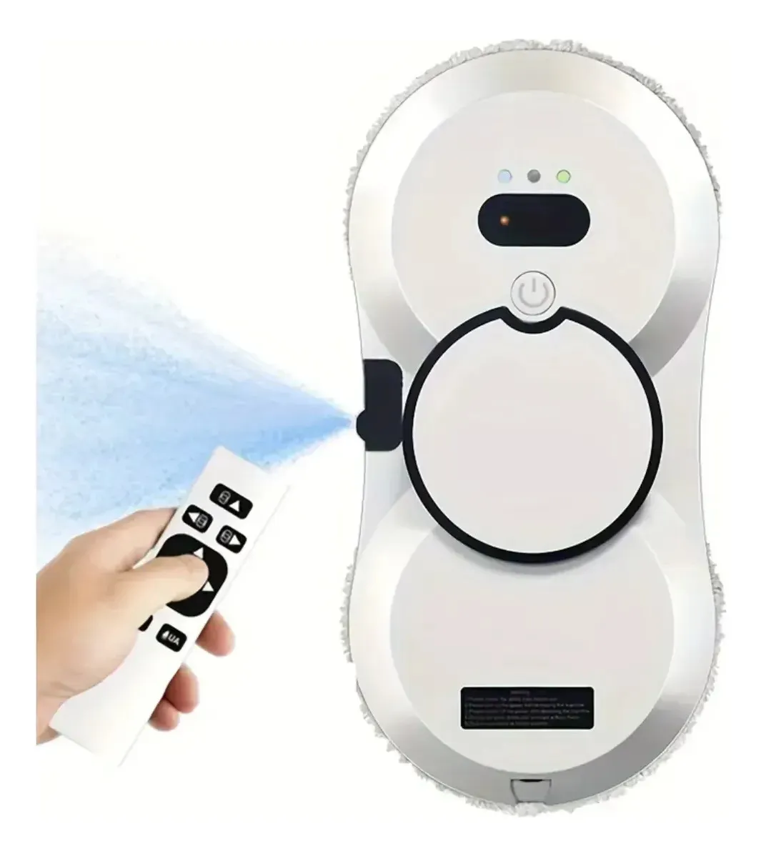 Robô Limpa Vidros Inteligente Automático Controle Remoto Branco 127/220v