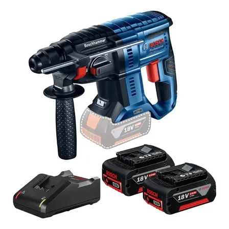 Martelete Sds Plus Gbh180li 2 Baterias Carregador Bosch