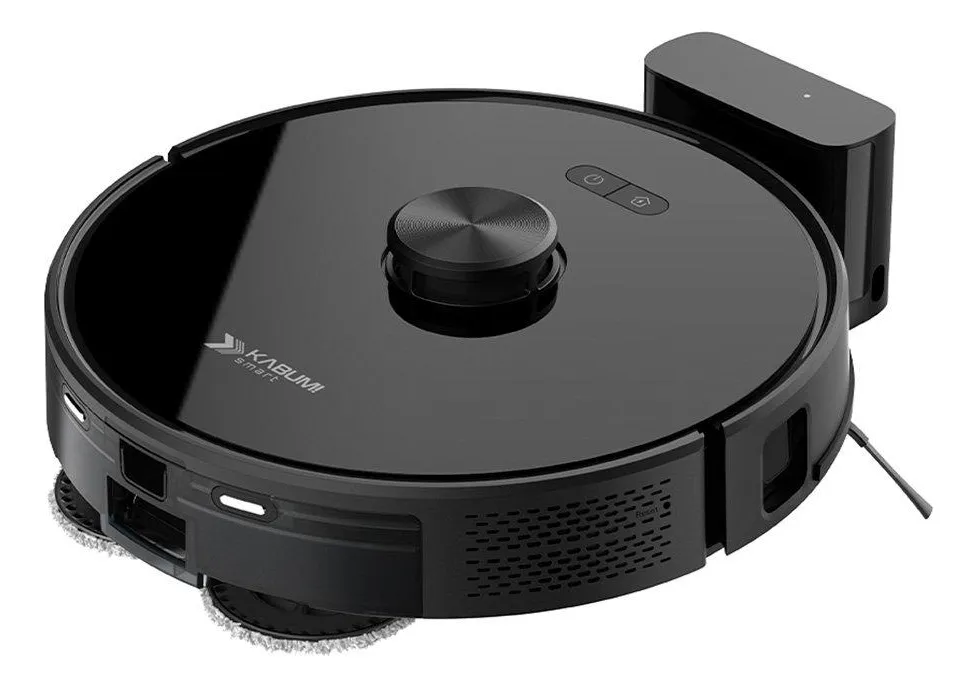Robô Aspirador Kabum! Smart K1000 Mapeamento Mop7000pabivolt Preto Bivolt
