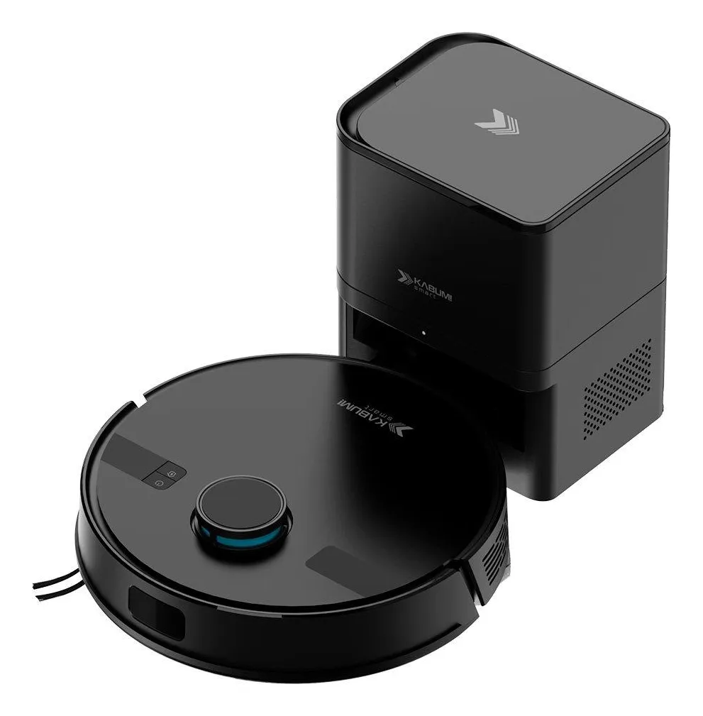 Robô Aspirador Kabum Smart K800 Pro 13000pa Preto 127v Preto 127v
