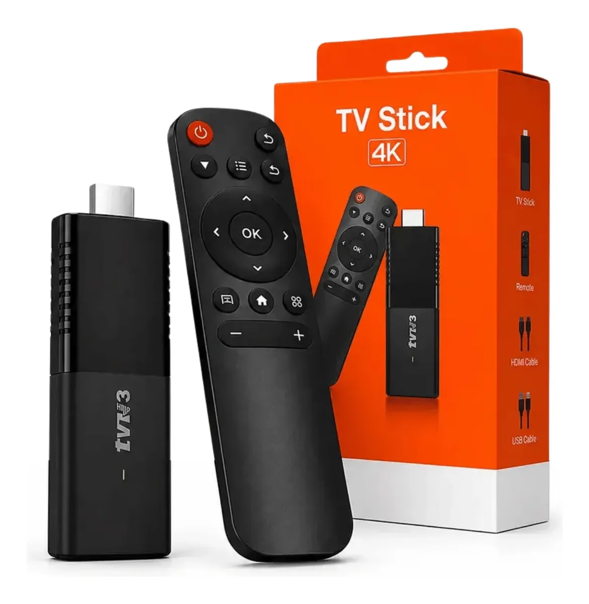 Stick Tv Android 4k Hd Chromecast Google Assistente Hdmi
