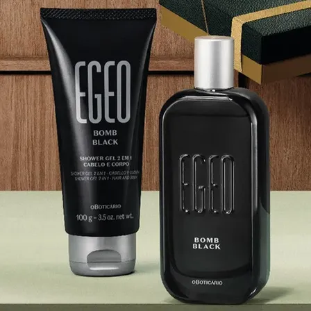 Presente Dia Dos Pais Egeo Bomb Black (2 Itens)