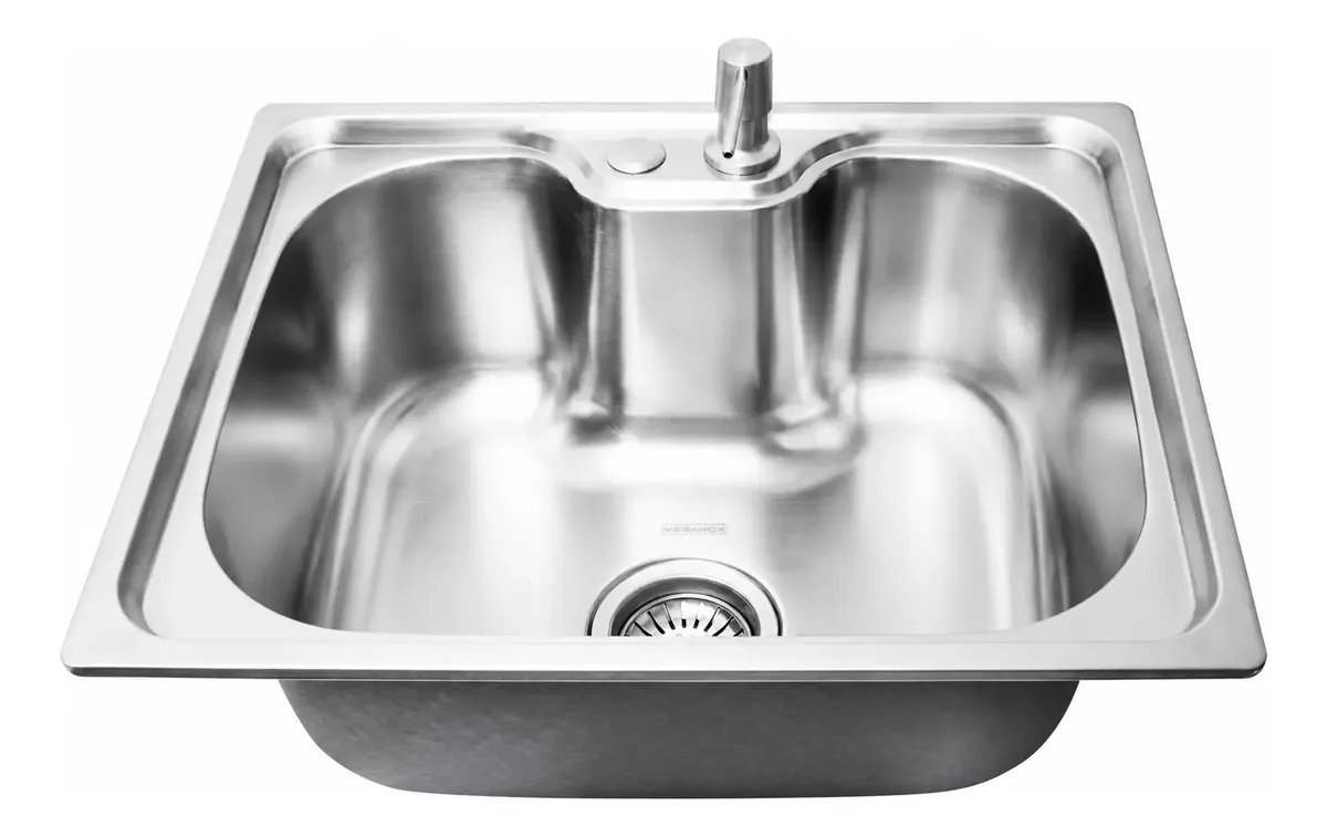 Cuba Gourmet Cozinha Inox 50x40x21 Escovada Com Acessórios Cinza