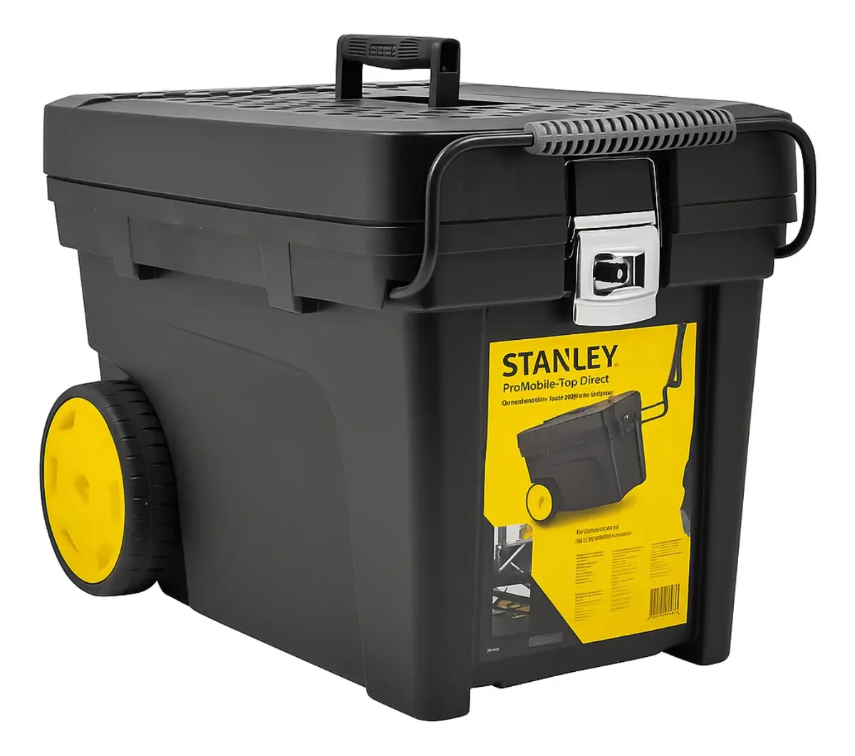 Caixa De Ferramentas Com Rodas Baú 53 Litros Stanley Preto