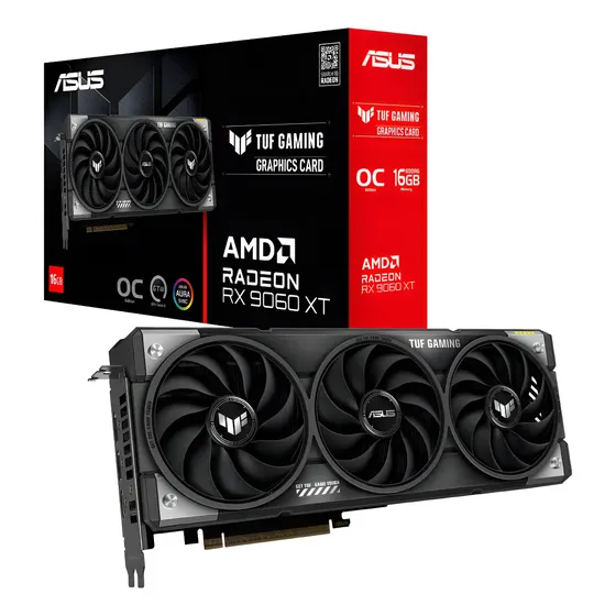 Placa De Video Asus Rx9060xt 16gb Tuf Gaming Oc Edition