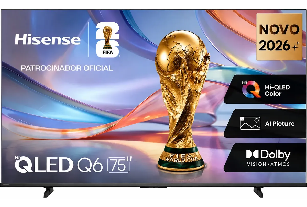 Smart Tv Hisense 75 4k Qled, Sistema Vidaa, Dolby Vision E