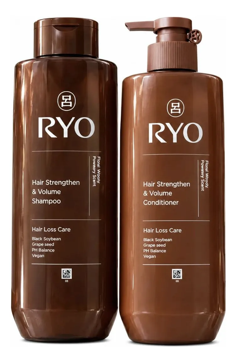 Ryo Shampoo E Condicionador Strengthen E Volume Fortalecedor