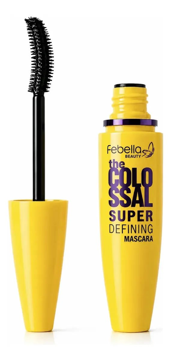 Máscara De Cílios À Prova D'água Curvados Febella Rímel Amarelo