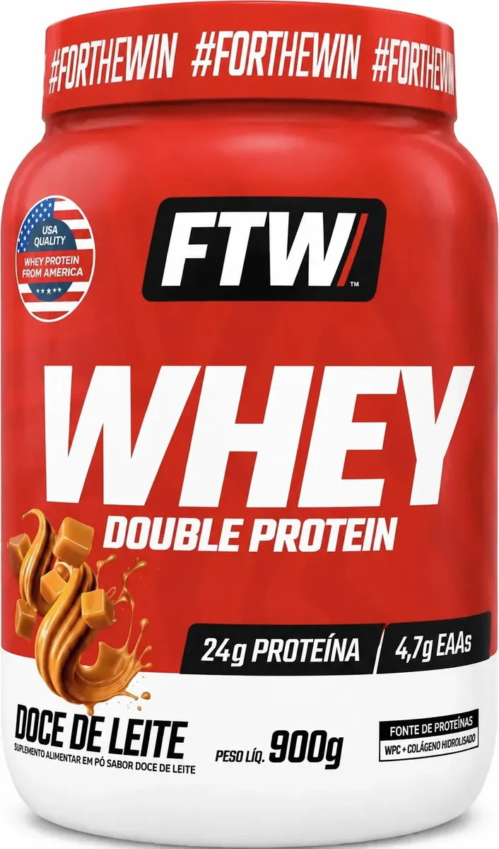Whey Double Pote Doce De Leite 900g Ftw Doce De Leite