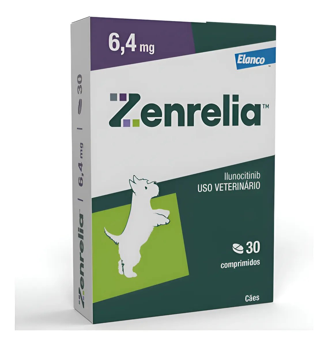 Zenrelia Antialérgico Para Dermatite E Coceiras 6,4mg 30comp Violeta-escuro