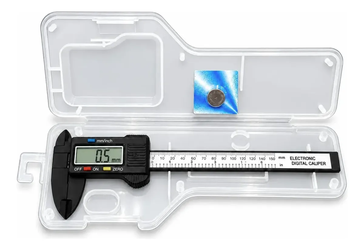 Paquímetro Digital 150mm Display Lcd Com Estojo Mm/polegadas