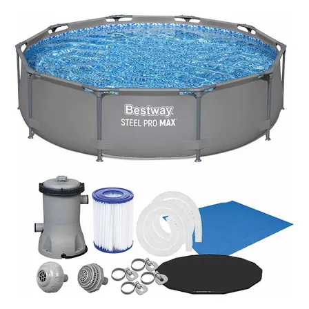 Piscina Estrutural Circular Premium 4.678 Litros Completa Bomba 220v Bestway