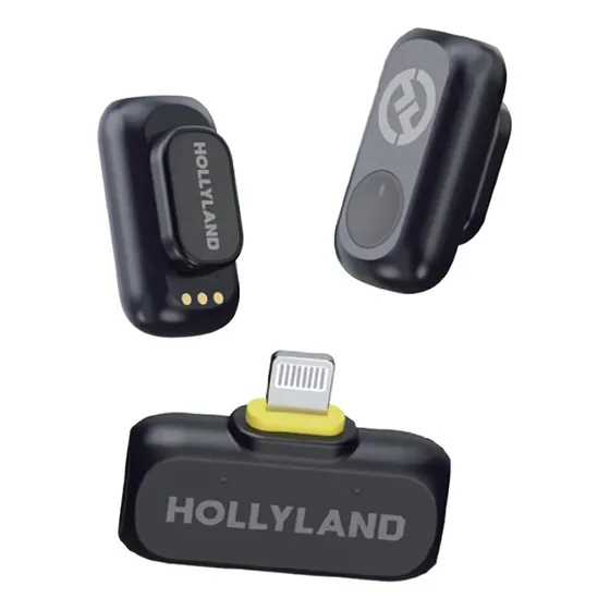 Microfone Hollyland Lark A1 Mini Lightning Preto