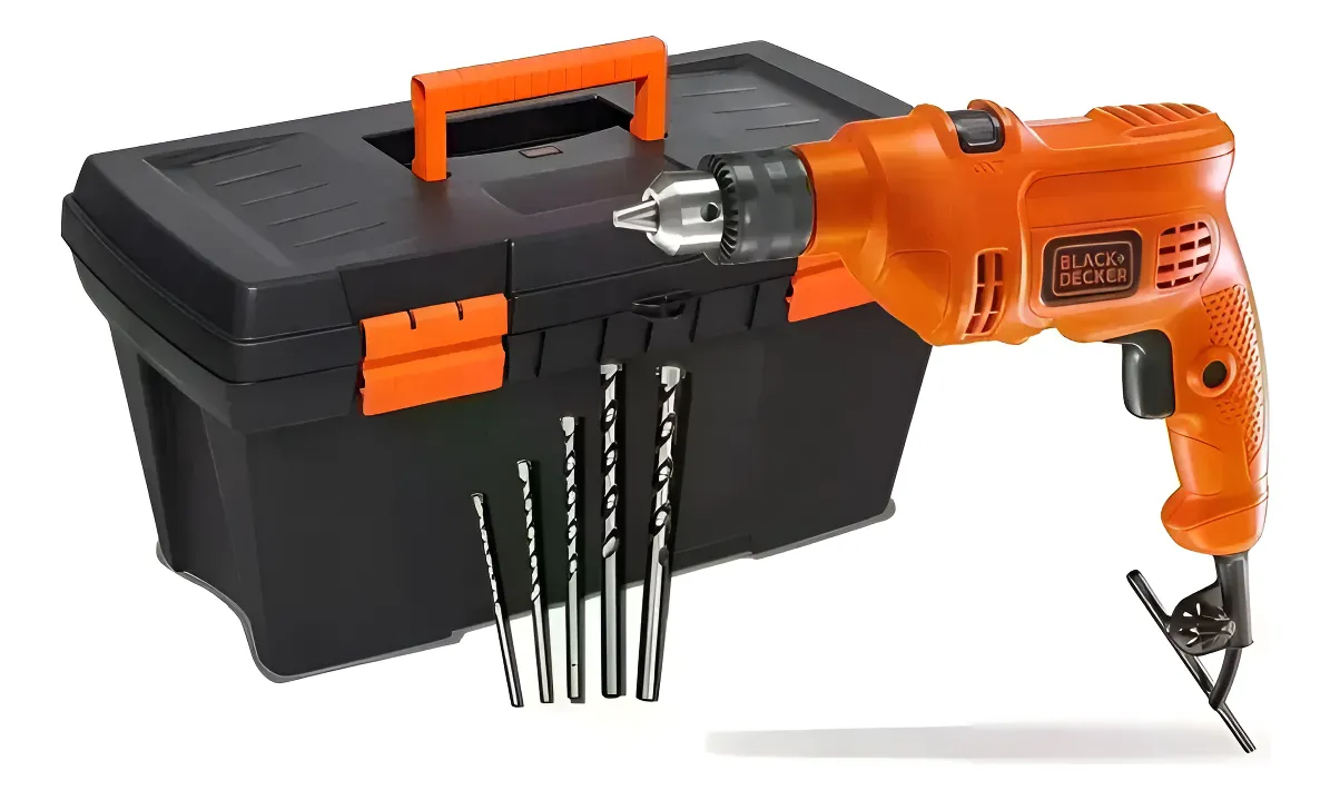 Kit Furad De Impacto 3/8 (10mm) 560w C/caixa 19 E Brocas Bxd 220v
