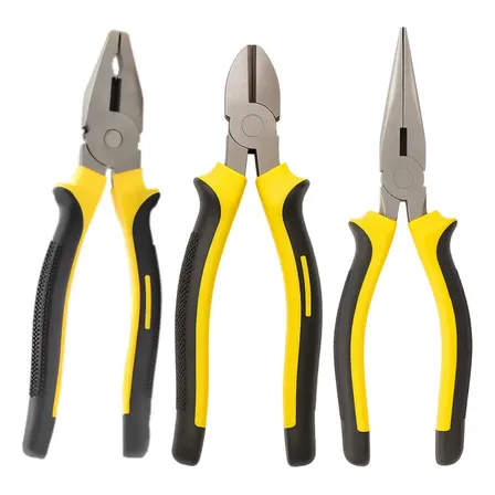 Kit 3x Alicate Para Trabalho (resistente E Durável) 8 - 6pol