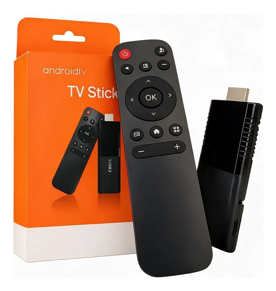 Tv Stick Android 4k Streaming Tv Box Conversor Smart Tv Wifi Preto Padrão