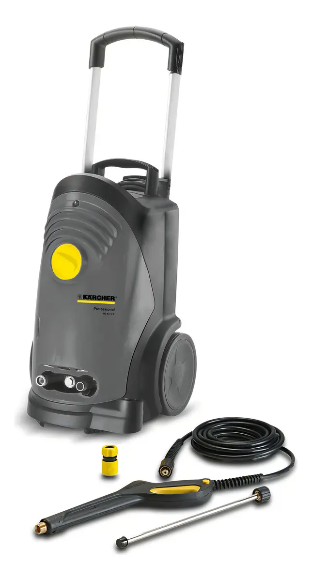 Lavadora de alta pressão Kärcher Professional HD 6/15 C 11506170 cinza de 3.3kW com 150 bar de pressão máxima - 60Hz